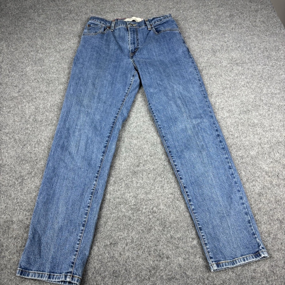 VTG Levi's 550 Jeans Women's 10 M Relaxed Tapered Y2K Medium Wash Blue Denim EUC